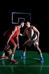 Image showing basketball player in action