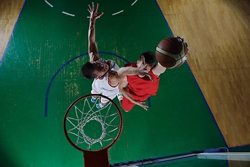 Image showing basketball player in action