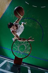 Image showing basketball player in action