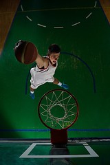 Image showing basketball player in action