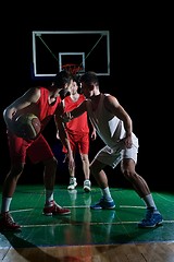 Image showing basketball player in action