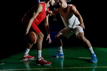 Image showing basketball player in action