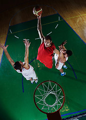 Image showing basketball player in action