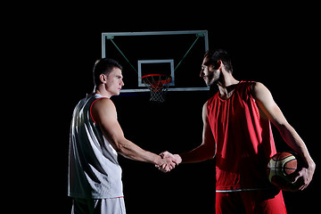 Image showing basketball player in action