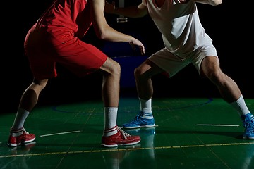 Image showing basketball player in action