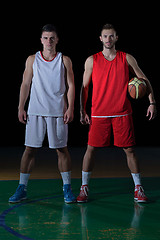 Image showing Basketball player portrait