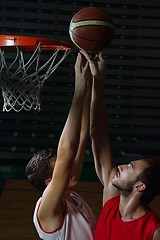 Image showing basketball player in action