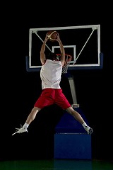 Image showing basketball player in action