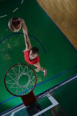 Image showing basketball player in action