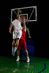 Image showing basketball player in action