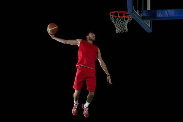 Image showing basketball player in action