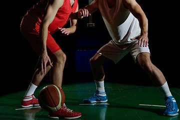 Image showing basketball player in action