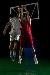 Image showing basketball player in action