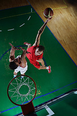 Image showing basketball player in action