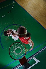 Image showing basketball player in action