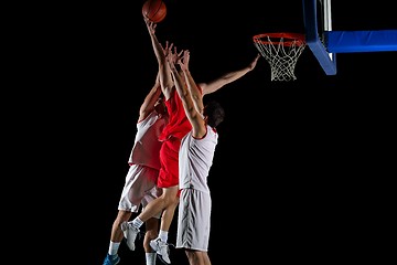 Image showing basketball player in action