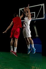 Image showing basketball player in action