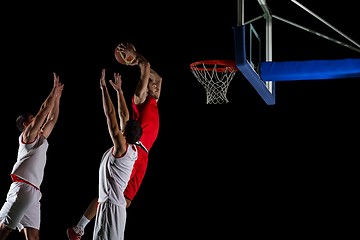 Image showing basketball player in action