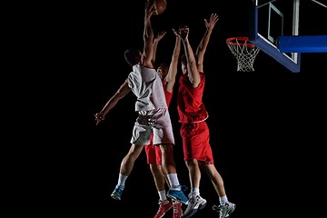 Image showing basketball player in action