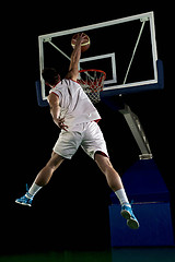 Image showing basketball player in action