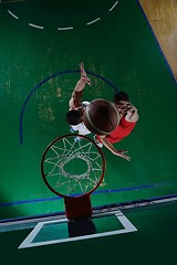 Image showing basketball player in action