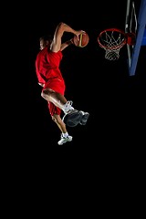 Image showing basketball player in action