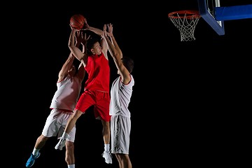 Image showing basketball player in action