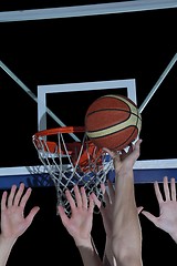 Image showing basketball player in action