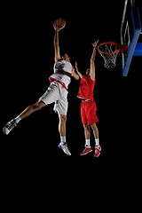 Image showing basketball player in action