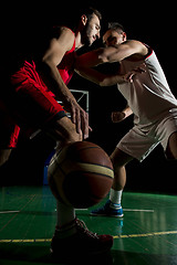 Image showing basketball player in action