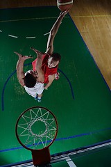 Image showing basketball player in action