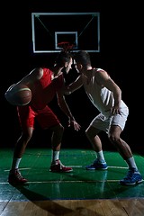 Image showing basketball player in action