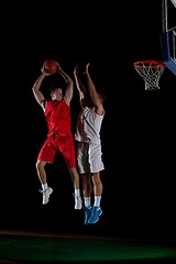 Image showing basketball player in action