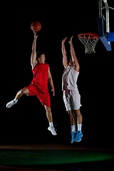 Image showing basketball player in action