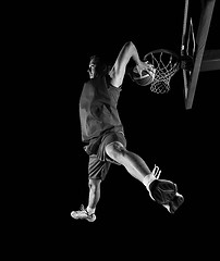 Image showing basketball player in action