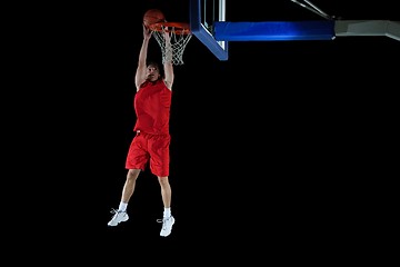 Image showing basketball player in action