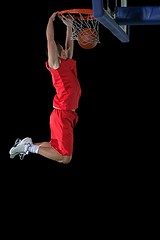 Image showing basketball player in action