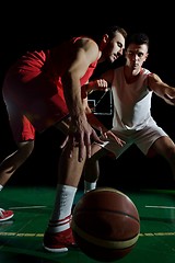 Image showing basketball player in action