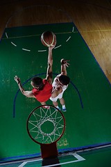 Image showing basketball player in action