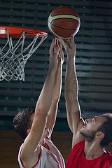 Image showing basketball player in action