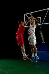 Image showing basketball player in action