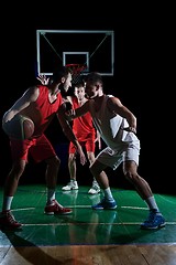 Image showing basketball player in action