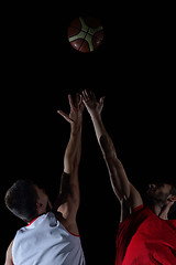 Image showing basketball player in action