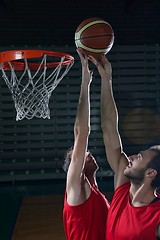 Image showing basketball player in action