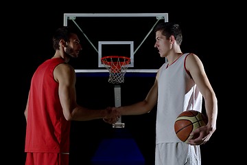 Image showing basketball player in action