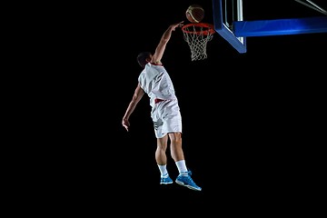 Image showing basketball player in action