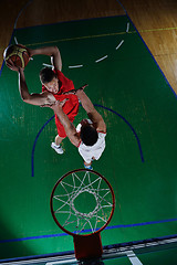 Image showing basketball player in action