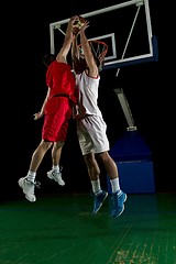 Image showing basketball player in action