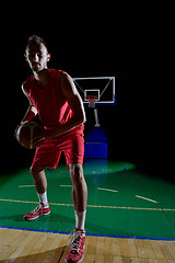 Image showing basketball player in action