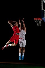 Image showing basketball player in action